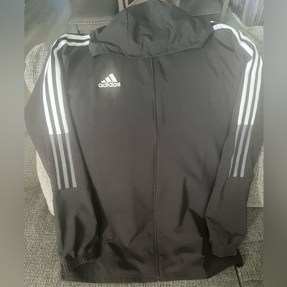 Adidas Men's Black Jacket Large